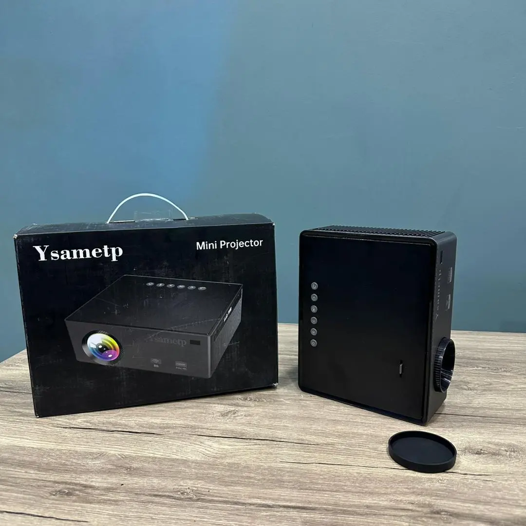 DATASHOW PROJECTEUR YSAMETP M7 WIFI 5G BLUETOOTH 10000LUMENS ADJUSTABLE 240 POUCES BLACK NOIR FULL HD